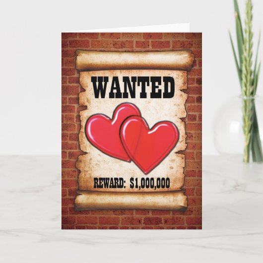 Gevangeniskaart - Gezocht Feestdagen Kaart (Voorkant)