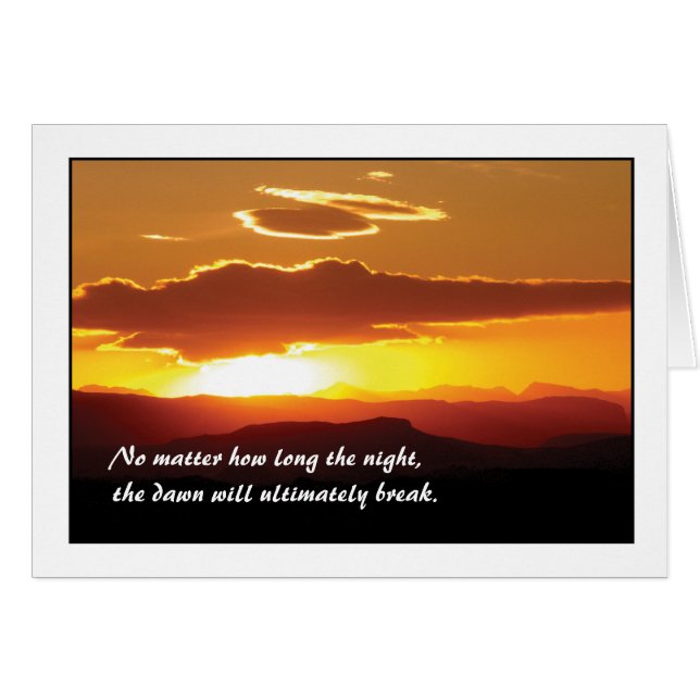 Gevangeniskaarten - Dawn zal breken (Voorkant Horizontaal)