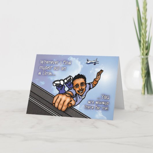 Gevangeniskaarten - Uitgesloten op Limb Bedankkaart (Voorkant)