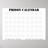 gevangeniskalender poster (Voorkant)