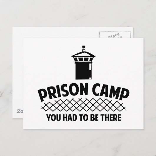 Gevangeniskamp Briefkaart (Voorkant / Achterkant)