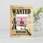 Gevangeniskinderen Gezochte Fotokaart Kaart (Staand voorkant)