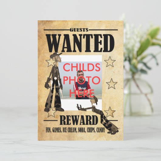 Gevangeniskinderen Gezochte Fotokaart Kaart (Staand voorkant)