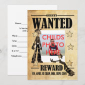 Gevangeniskinderen Gezochte Fotokaart Kaart (Voorkant / Achterkant)