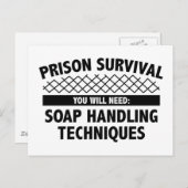 Gevangenisoverleving Briefkaart (Voorkant / Achterkant)