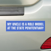Gevangenisrol Model aangepaste kleur bumpersticker (Op auto)