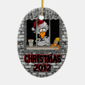 Gevangenisversiering Keramisch Ornament (Voorkant)