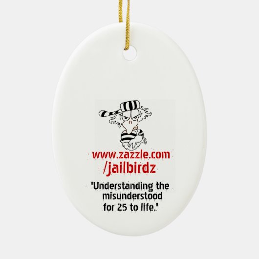 Gevangenisversiering Keramisch Ornament (Achterkant)