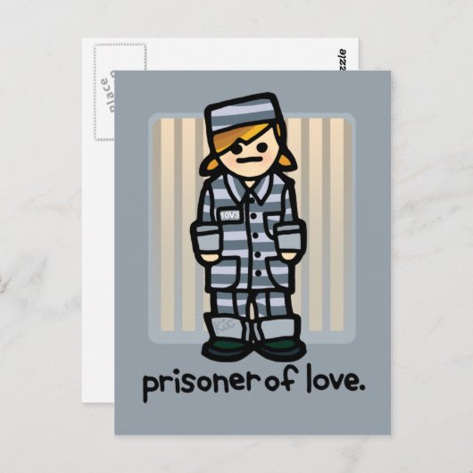 gevangenisvlieger. briefkaart (Voorkant / Achterkant)