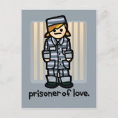 gevangenisvlieger. briefkaart (Voorkant)