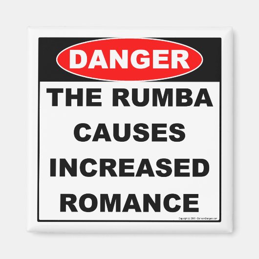 Gevaren Rumba Magnet (Voorkant)