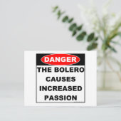 Gevaren van Bolero-Briefkaart Briefkaart (Staand voorkant)