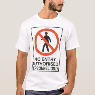 gevarenaanduiding t-shirt