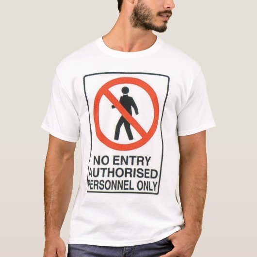 gevarenaanduiding t-shirt (Voorkant)