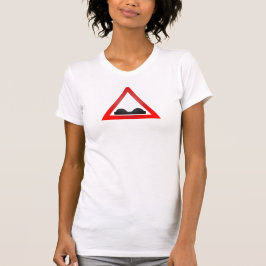 Gevarenbord — Hums-Red/zwart T-shirt