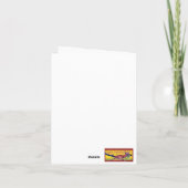 gevarensnoedele nope-touwslagerslang bedankkaart (Achterkant)