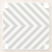 Gevarenstaven Glazen Onderzetter (Achterkant)