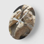 Gevarentijd met drakenklok ronde klok (Hoek)