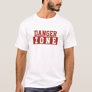 Gevarenzone / Minimalistische Moderne Eenvoudige R T-shirt