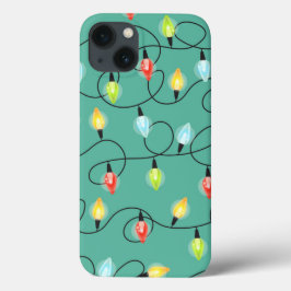 gevarieerd kerstlichtpatroon Case-Mate iPhone case