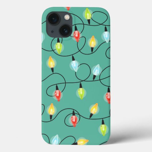 gevarieerd kerstlichtpatroon Case-Mate iPhone case (Achterkant)