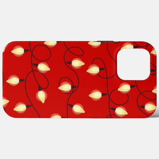 gevarieerd kerstlichtpatroon Case-Mate iPhone case (Achterkant (horizontaal))