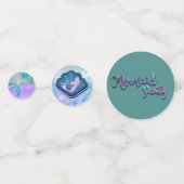 Gevarieerd Zeemeermin Glitter Glans Verjaardagsfee Confetti (Achterkanten)