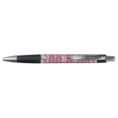 Gevarieerde bloemrozen pen (Achterkant)