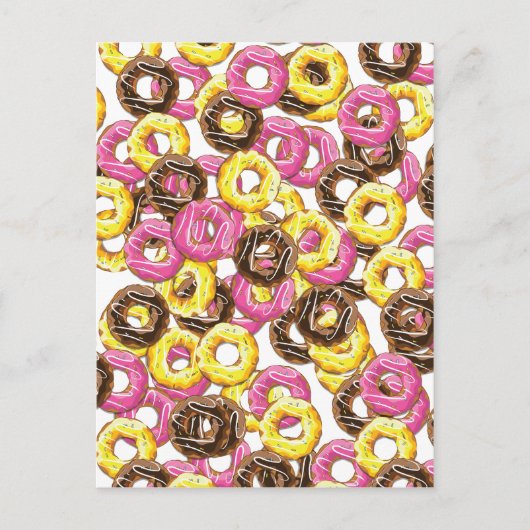 Gevarieerde Donuts Briefkaart (Voorkant)