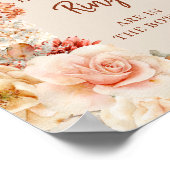 Gevarieerde herfst bloemenroest Raad hoeveel ringe Poster (Hoek)