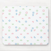 Gevarieerde muismat met patroon. (Voorkant)