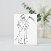 Gevatter / Godfather / Grim Briefkaart (Staand voorkant)