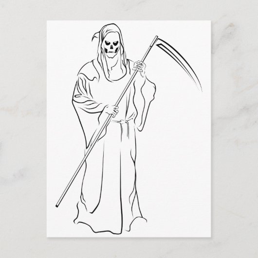 Gevatter / Godfather / Grim Briefkaart (Voorkant)