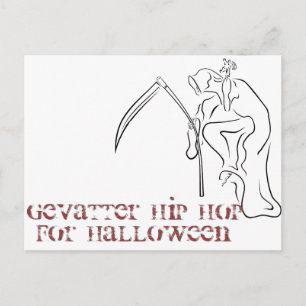 Gevatter / Godfather / HIP HOP voor Halloween Briefkaart