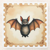 Gevecht en de herfstlucht glazen onderzetter (Voorkant)