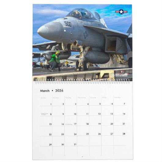 GEVECHT GROWLER - EA-18G Growler Kalender (Mar 2026)