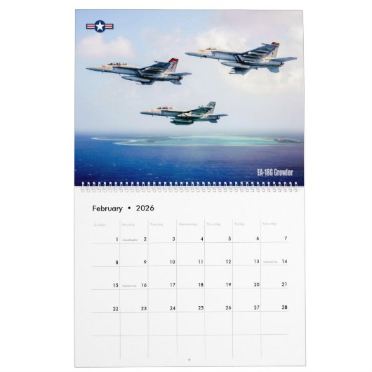GEVECHT GROWLER - EA-18G Growler Kalender (Feb 2026)