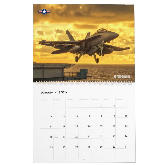 GEVECHT GROWLER - EA-18G Growler Kalender (Jan 2026)