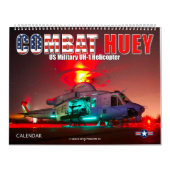 GEVECHT HUEY - UH-1 Helikopter Kalender (Hoes)