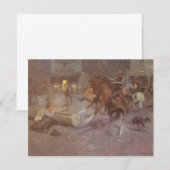 Gevecht in de Roundup Saloon door Bill Gollings (Voorkant / Achterkant)