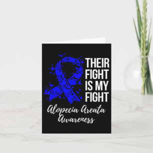 Gevecht is mijn gevecht Alopecia areata bewustzijn Kaart