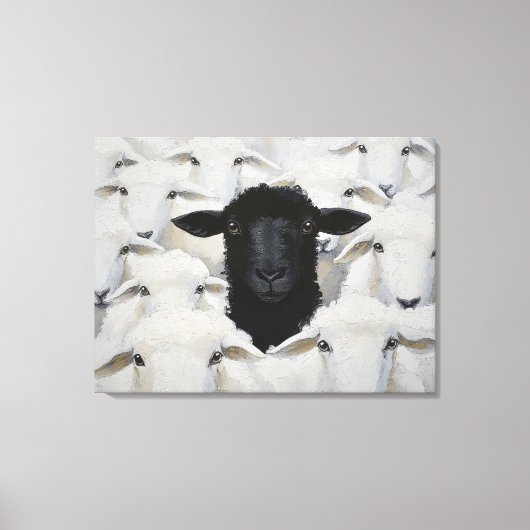 Gevecht om de Individualiteit Canvas Afdruk (Voorkant)