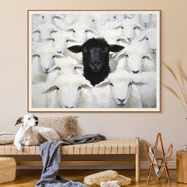 Gevecht om de Individualiteit Canvas Afdruk