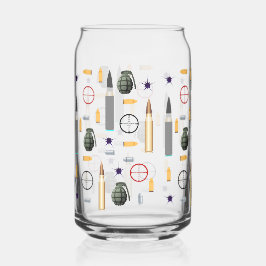 gevecht patter stijl blikvorm glas