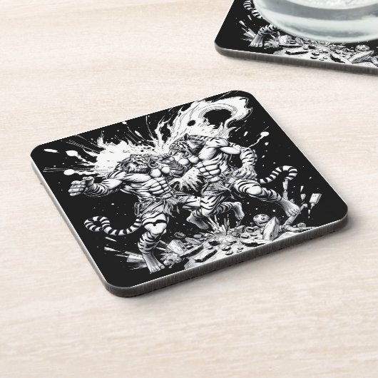 Gevechtsclub - Tijgers Bier Onderzetter (Linkerzijde)