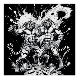 Gevechtsclub - Tijgers Perfect Poster