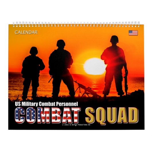 GEVECHTSEENHEID - Amerikaans militair gevechtspers Kalender (Hoes)