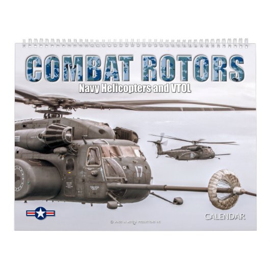 GEVECHTSHELIKOPTERS - Navy Helikopters en VTOL Kalender (Hoes)