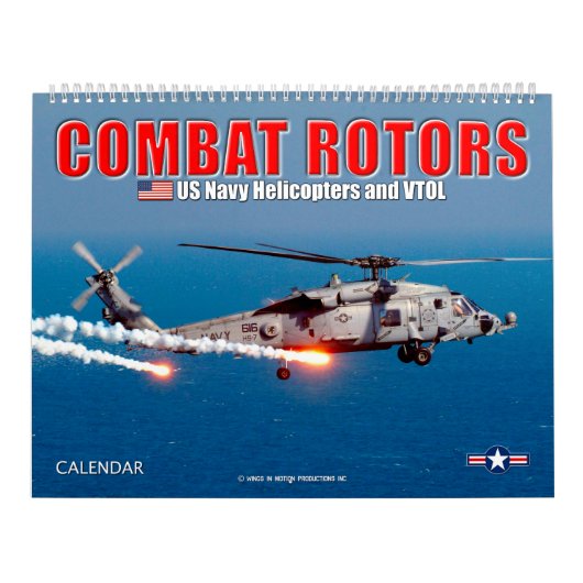 GEVECHTSHELIKOPTERS - Navy Helikopters en VTOL Kalender (Hoes)
