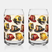 Gevechtshelm patroon blikvorm glas (Links)